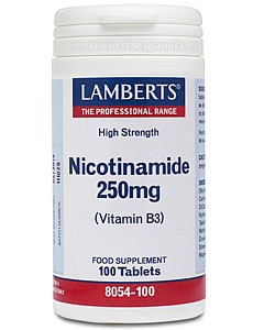Nicotinamida 250 mg (Vitamina B3) 100 Tabl.