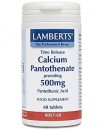 Pantotenato de Ca 500 mg (Vitamina B5) 60 Tabs.
