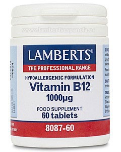 Vitamina B12 1000 &micro;g Como Metilcobalamina 60 Tabs