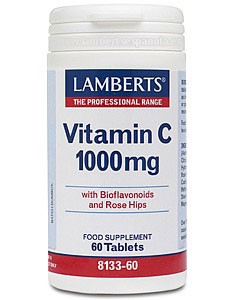 Vitamina C 1000mg Con Bioflavonoides y Escaramujo 60Tabs