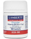 Vitamina D3 280UI Masticable 180Tabs