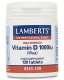 Vitamina D 1000UI (25 µg) 120Tabs Lamberts