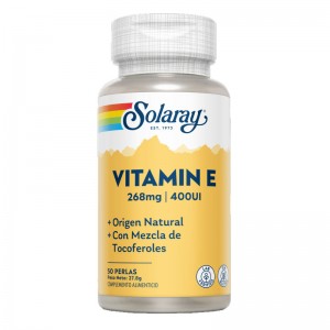 Vitamina E 400UI 50 Perlas Solaray
