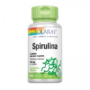 Espirulina 100 C&aacute;ps. Solaray