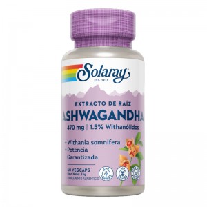 Ashwagandha 470 mg. 60C&aacute;ps. Solaray