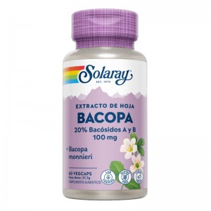 Bacopa 100 mg. 60 C&aacute;psulas Solaray