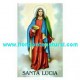 Estampa Santa Lucía