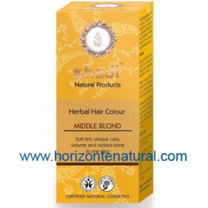 Khadi Tinte Bio Cabello Rubio Medio