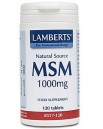 MSM 1000 mg 120 Tabs. Lamberts