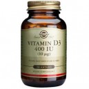 Vitamina D3 400 UI (10 &mu;g) 100C&aacute;ps. Solgar