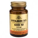 Vitamina D3 600 UI 60 C&aacute;ps. Solgar