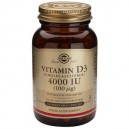 Vitamina D3 4000UI (100&micro;g) Colecalciferol 60C&aacute;ps.