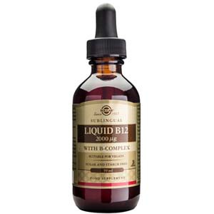 Vitamina B12 L&iacute;quida con B Complex 2000 &mu;g Solgar