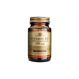 Vitamina K1 (Fitomenadiona) 100 &mu;g 100 Comp. Solgar