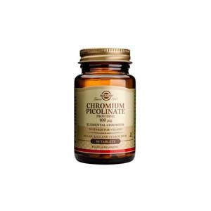 Cromo Picolinato 100 &mu;g 90 Compr. Solgar