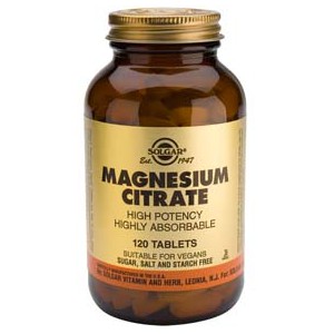 Citrato Magnesio 60 Compr. Solgar