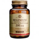 Selenio en Levadura 200 &mu;g 50Compr. Solgar