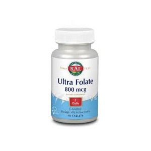 Ultra Folate 800 mcg 90 Compr. Solaray 