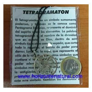 Colgante Tetragramaton Plata Intermedio