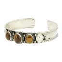 Pulsera Tres Piedras Ojo de Tigre