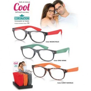 Gafas Presbicia Modelo: Cool Gris-Verde +3.00
