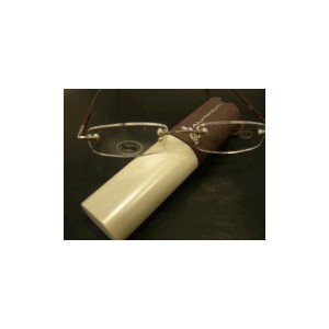 Gafas Presbicia Modelo: Coronation Aluminio Marr&oacute;n +1.00