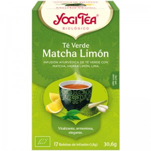 Yogi Tea T&eacute; Verde Matcha Lim&oacute;n 17 Filtros