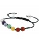 Pulsera 7 Chakras Shambala 8mm