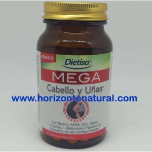 Mega Cabello Y U&ntilde;as 60 C&aacute;ps.