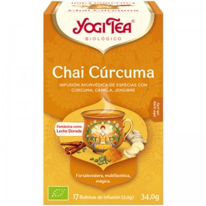 Yogi Tea Chai C&uacute;rcuma 17 Filtros