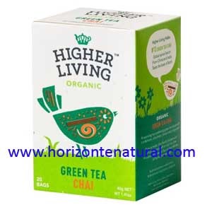 T&eacute; Verde Chai 20 Filtros Higher Living