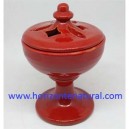 Incensario C&aacute;liz Melado Rojo