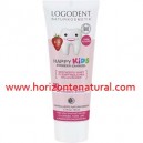 Logodent Dent&iacute;frico Happy Kids Fresa Bio 50ml 