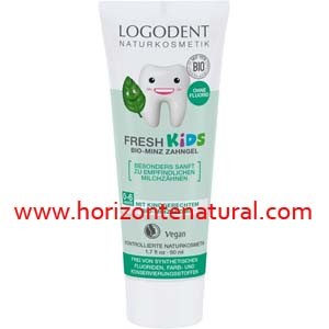 Logodent Dent&iacute;frico Happy Kids Menta Bio 50ml 