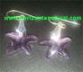 Pendientes Estrella De Mar Lila